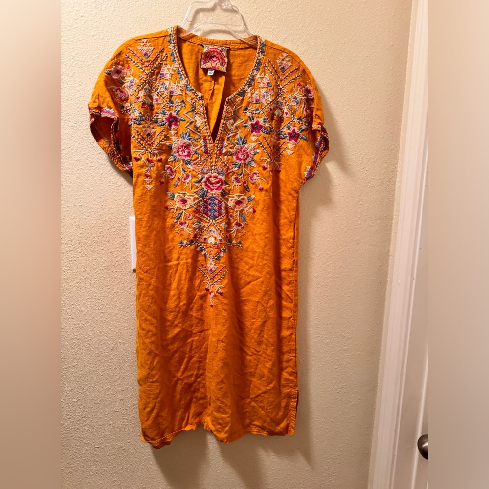 Johnny Was Peasant Boho Dress